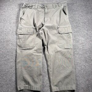 Duluth Trading Co Cargo Pants Mens 40x30 Gray Flex Fire Hose Workwear‎ Utility